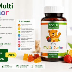 fin Multi Junior 60 jeleuri vitamine copii Finclub