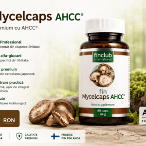 fin Mycelcaps AHCC 200,25 mg 80 capsule vegetale Finclub